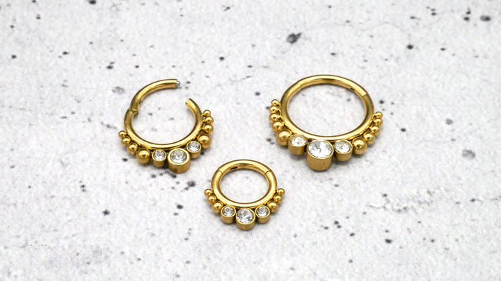 Piercing Ring Septum Chirurgenstahl 1,2mm 16g - 1A/16