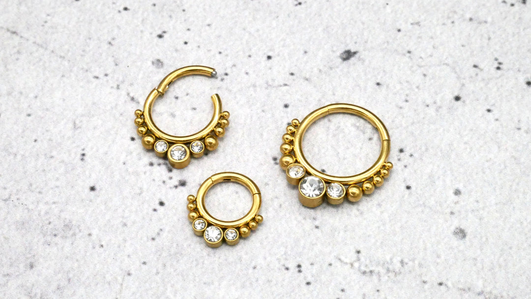 Piercing Ring Septum Chirurgenstahl 1,2mm 16g - 1A/16