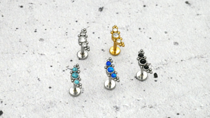 Piercing/Labret/Medusa/Tragus Chirurgenstahl - 1E/12