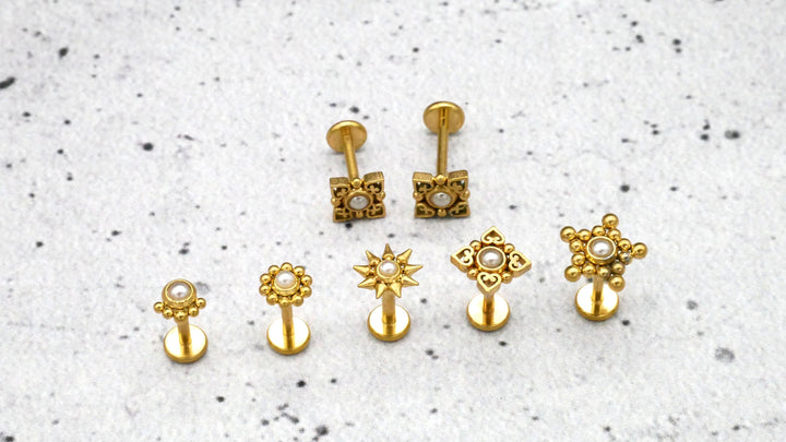 Piercing/Labret/Medusa/Tragus Chirurgenstahl - 1G/10