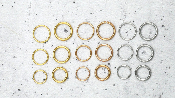 Piercing/Ring/Nostril 0,8mm-1,2mm Chirurgenstahl - 1B/02