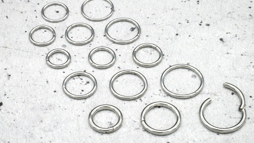 Silber Piercing Ring Chirurgenstahl - 1A/02