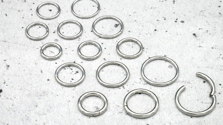 Silber Piercing Ring Chirurgenstahl - 1A/02