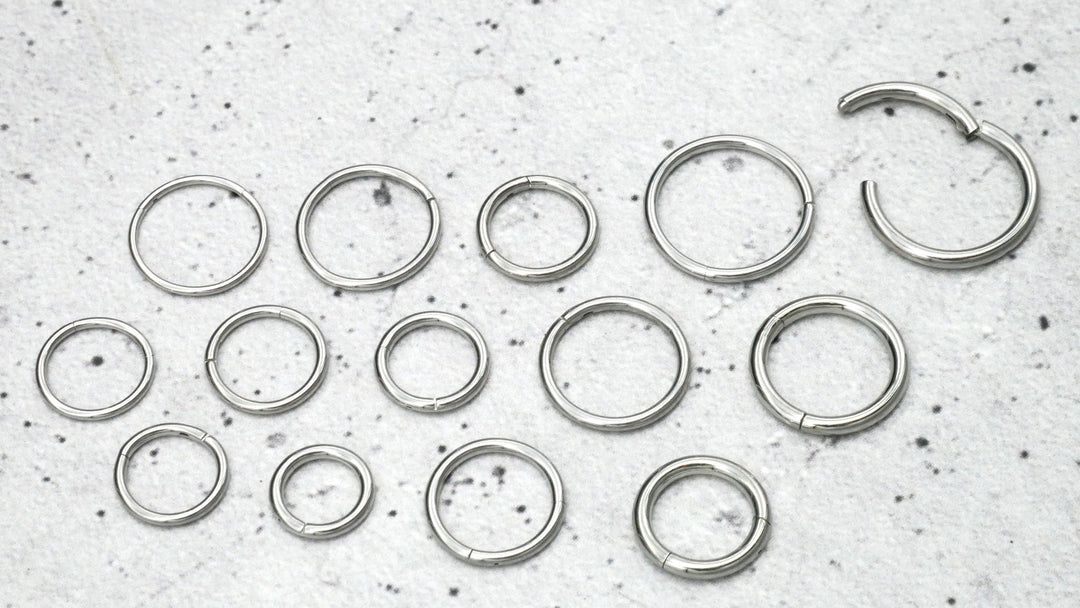 Silber Piercing Ring Chirurgenstahl - 1A/02
