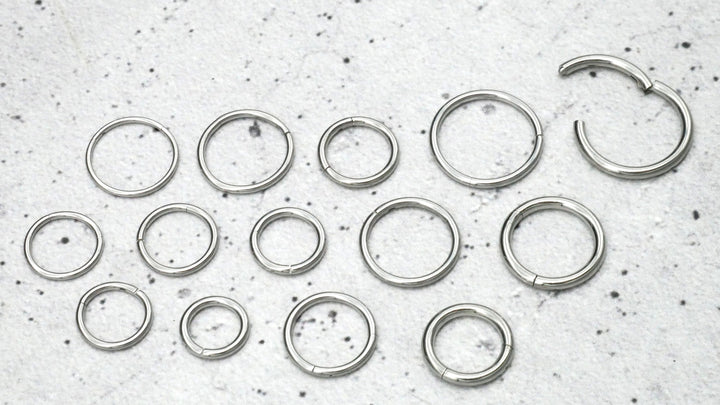 Silber Piercing Ring Chirurgenstahl - 1A/02