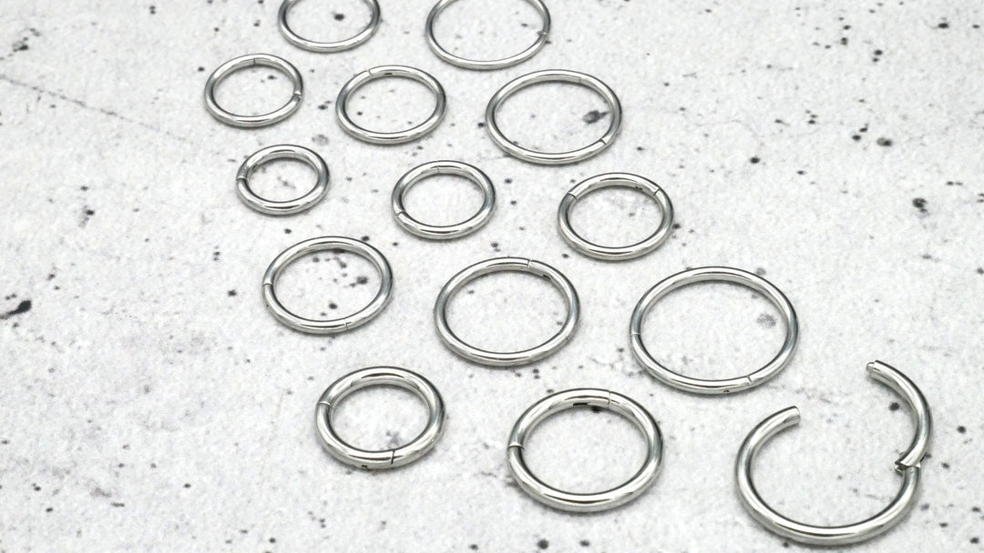 Silber Piercing Ring Chirurgenstahl - 1A/02