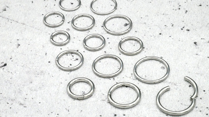Silber Piercing Ring Chirurgenstahl - 1A/02