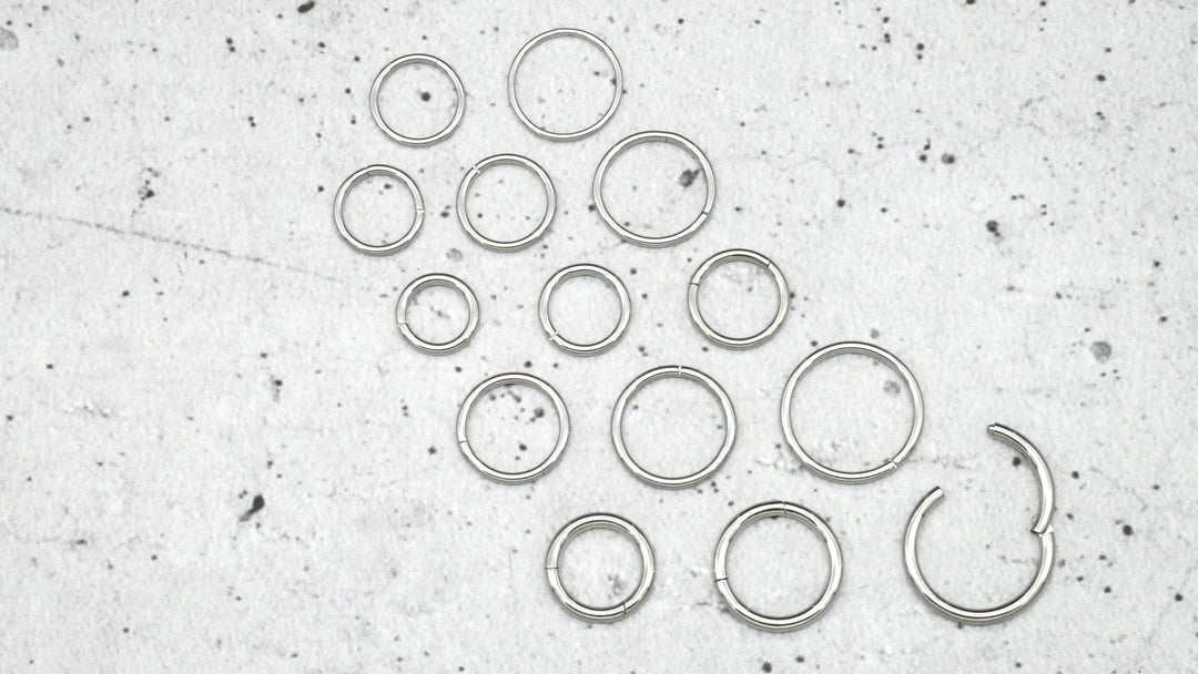 Silber Piercing Ring Chirurgenstahl - 1A/02