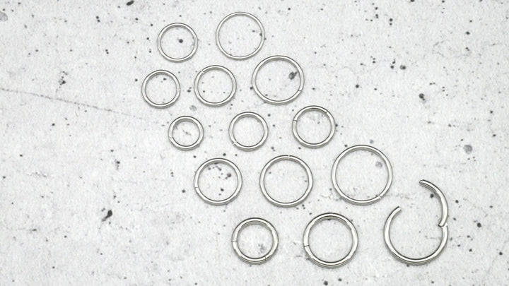 Silber Piercing Ring Chirurgenstahl - 1A/02