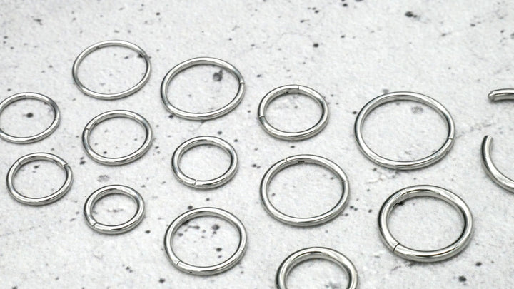 Silber Piercing Ring Chirurgenstahl - 1A/02