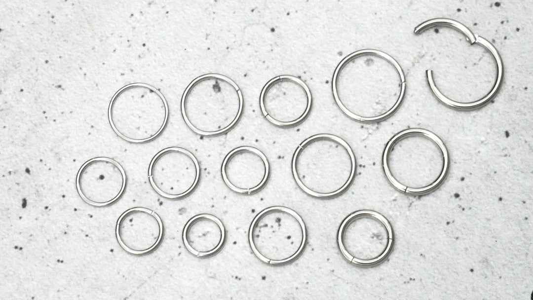Silber Piercing Ring Chirurgenstahl - 1A/02