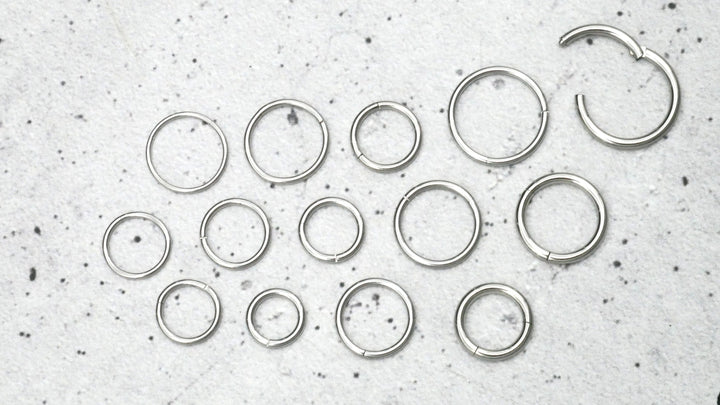 Silber Piercing Ring Chirurgenstahl - 1A/02