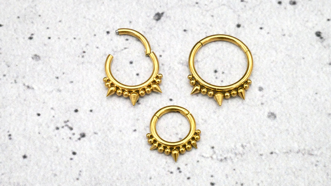 Piercing Ring Septum Chirurgenstahl 1,2mm 16g - 1A/11