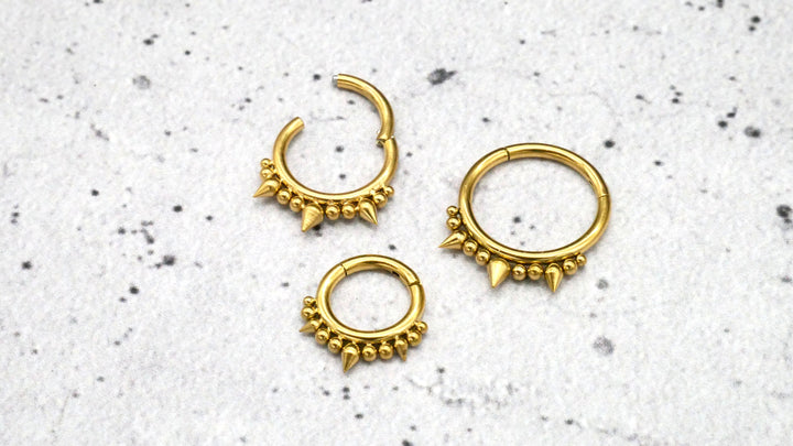 Piercing Ring Septum Chirurgenstahl 1,2mm 16g - 1A/11
