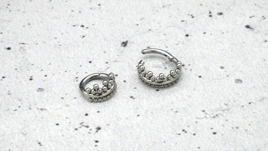 Piercing Ring Nostril Chirurgenstahl 1,2mm 16g - 1A/12