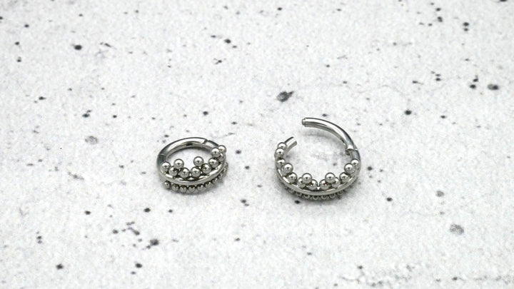 Piercing Ring Nostril Chirurgenstahl 1,2mm 16g - 1A/12