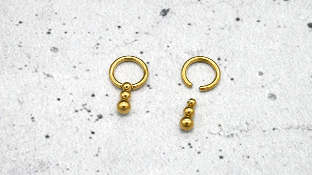 Ohrring/Piercing Chirurgenstahl - 1K/18