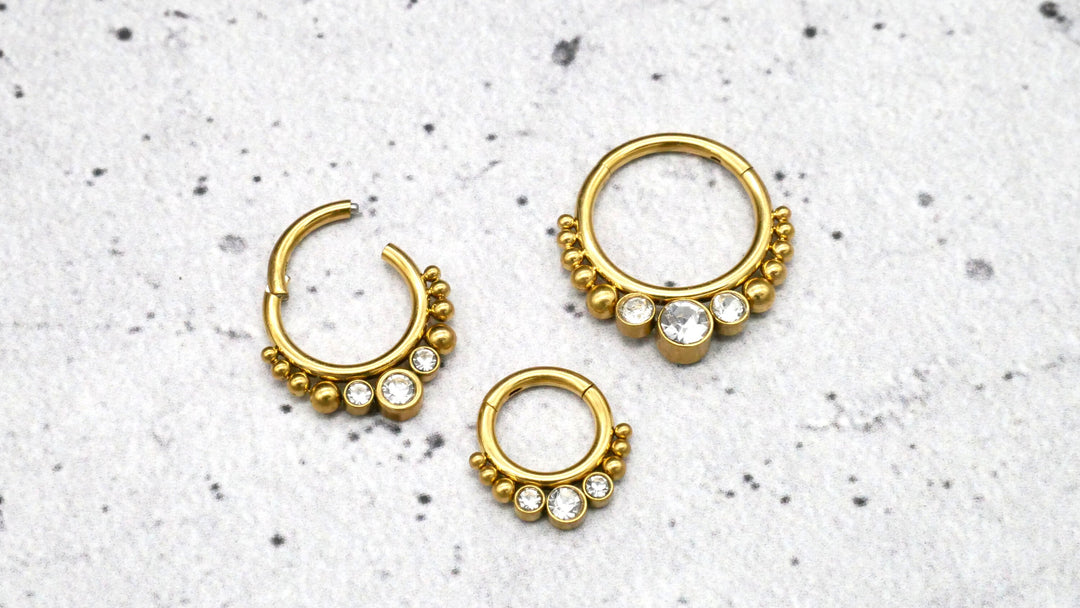 Piercing Ring Septum Chirurgenstahl 1,2mm 16g - 1A/16
