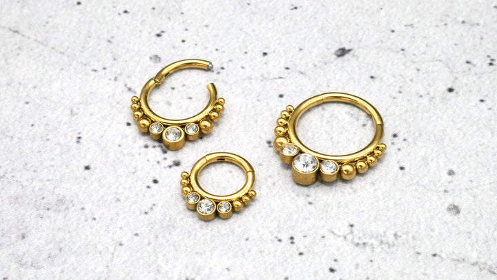 Piercing Ring Septum Chirurgenstahl 1,2mm 16g - 1A/16