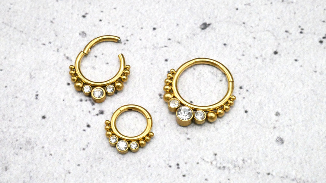 Piercing Ring Septum Chirurgenstahl 1,2mm 16g - 1A/16