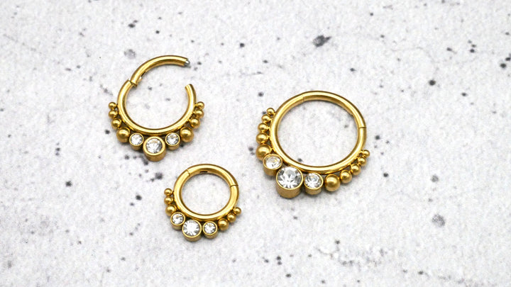 Piercing Ring Septum Chirurgenstahl 1,2mm 16g - 1A/16