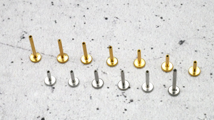 Austauschbare Stäbe für Labret / Medusa / Tragus / Helix Chirurgenstahl  Innengewinde - 1B/11