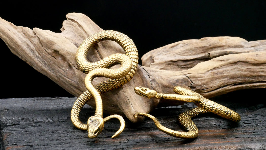 Paar Ohrgewichte Gold Silber 5mm - EE-3
