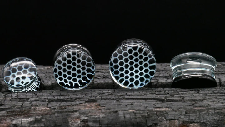 1x Plug aus Glas 6-16mm - L4