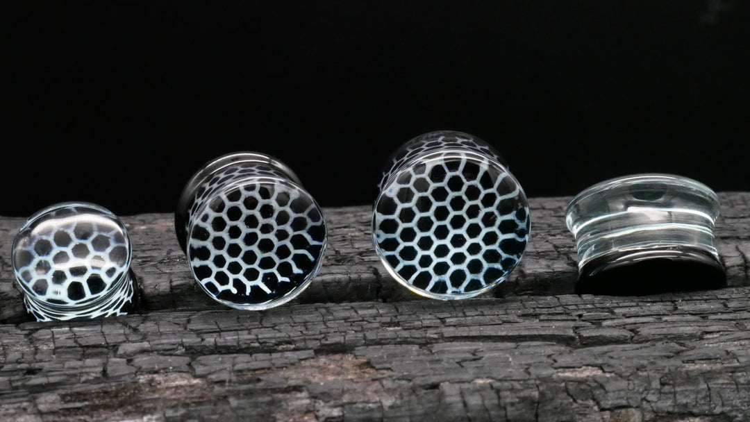 1x Plug aus Glas 6-16mm - L4