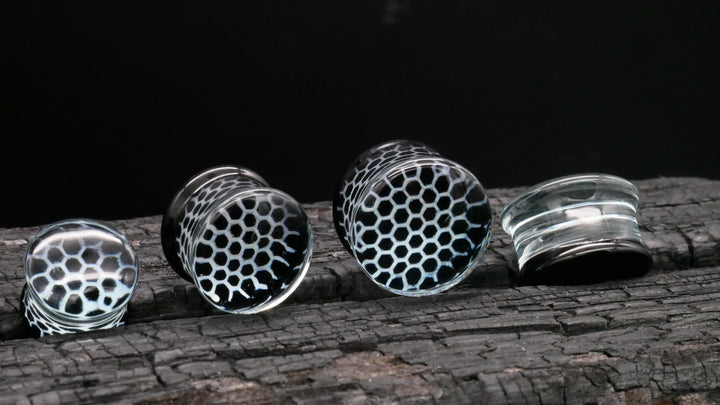 1x Plug aus Glas 6-16mm - L4