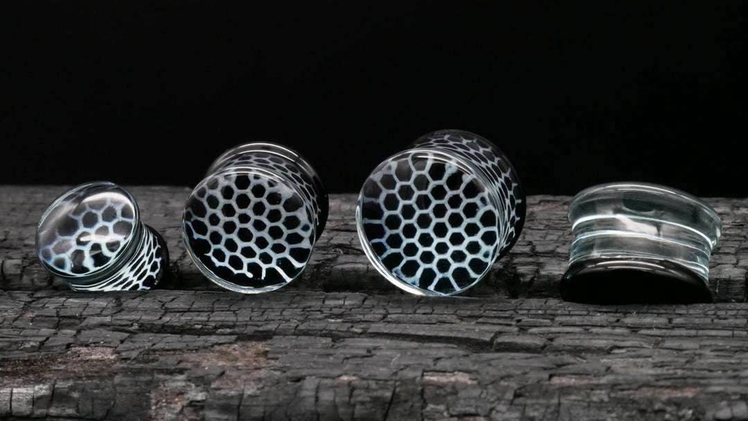 1x Plug aus Glas 6-16mm - L4