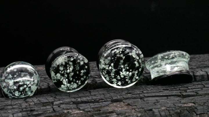 1x Plug aus Glas Glow 6-16mm - L4