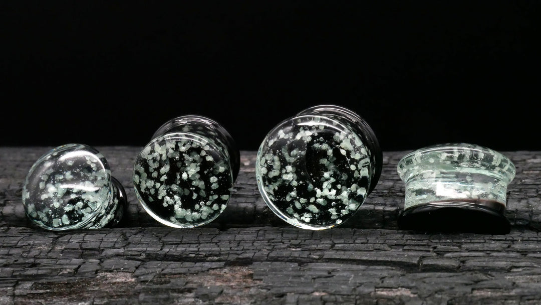 1x Plug aus Glas Glow 6-16mm - L4