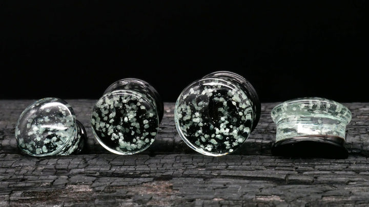 1x Plug aus Glas Glow 6-16mm - L4