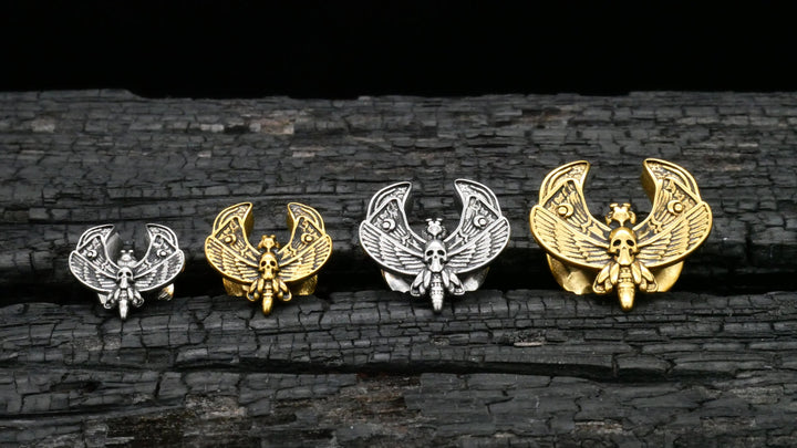 1x Saddle Plug Gold Silber 8-14mm - K3