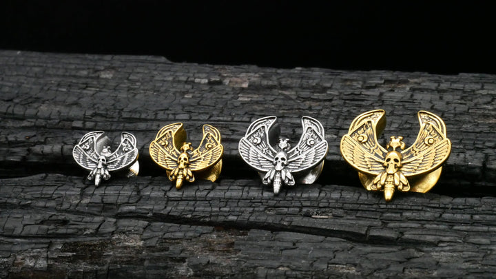 1x Saddle Plug Gold Silber 8-14mm - K3