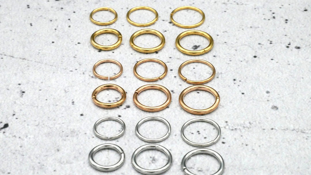 Piercing/Ring/Nostril 0,8mm-1,2mm Chirurgenstahl - 1B/02