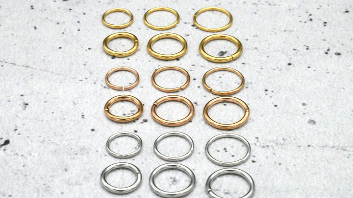 Piercing/Ring/Nostril 0,8mm-1,2mm Chirurgenstahl - 1B/02