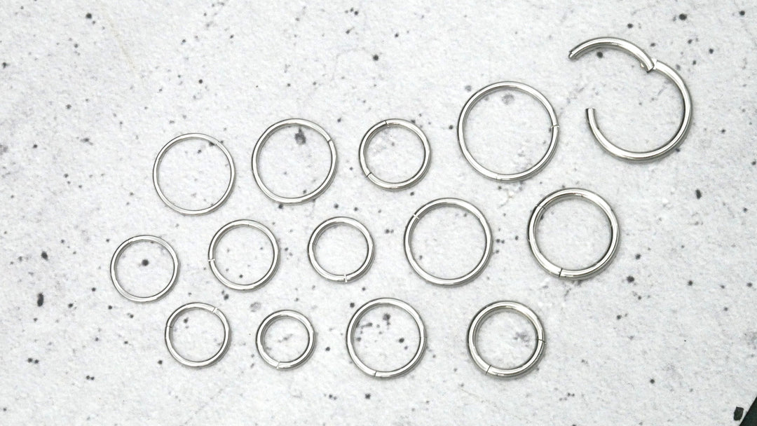 Silber Piercing Ring Chirurgenstahl - 1A/02