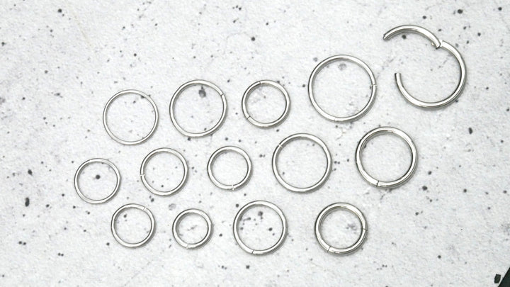 Silber Piercing Ring Chirurgenstahl - 1A/02