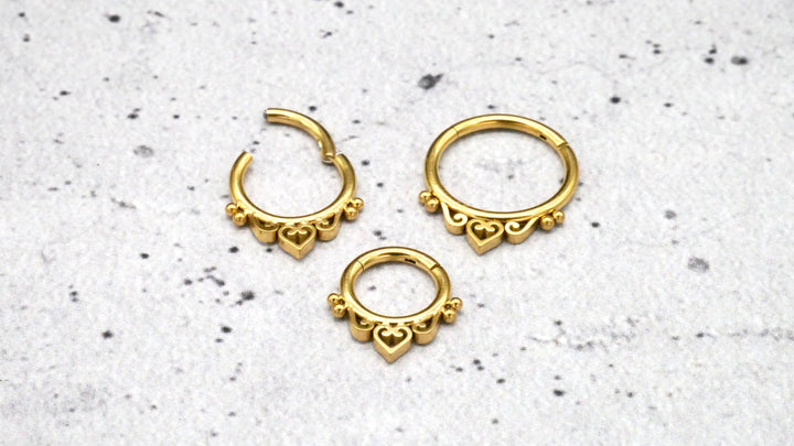 Piercing Ring Septum Chirurgenstahl 1,2mm 16g - 1A/07