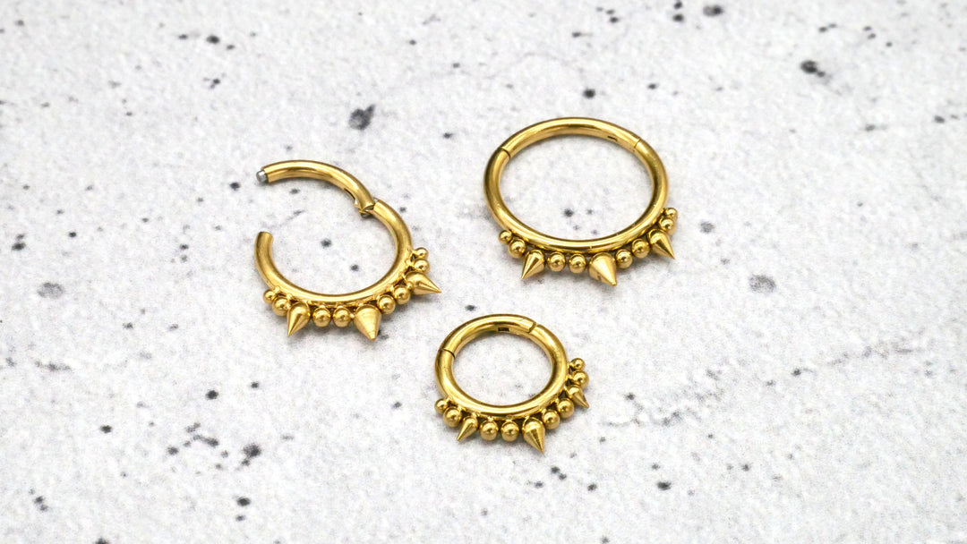 Piercing Ring Septum Chirurgenstahl 1,2mm 16g - 1A/11