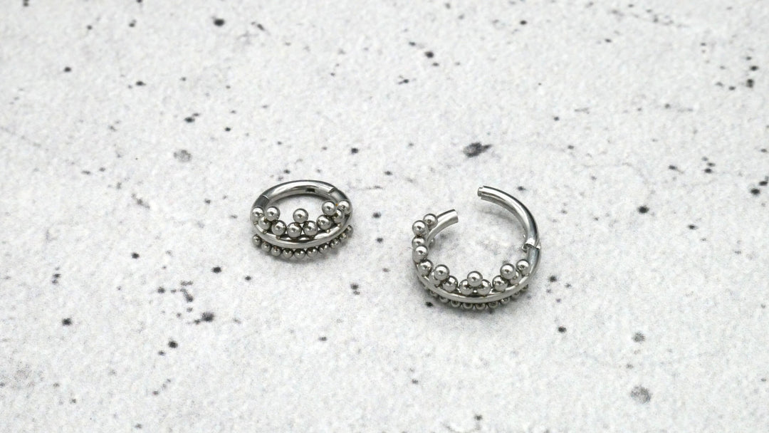 Piercing Ring Nostril Chirurgenstahl 1,2mm 16g - 1A/12