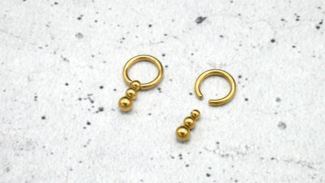 Ohrring/Piercing Chirurgenstahl - 1K/18