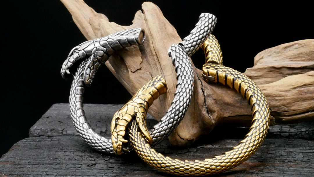 Paar Ohrgewichte Gold Silber 6mm - EE-1