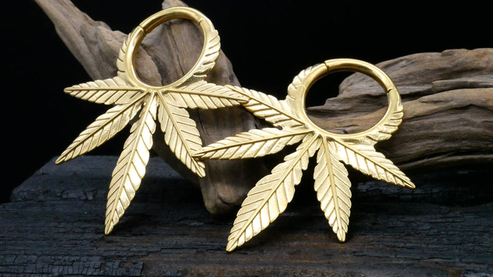 Paar Ohrgewichte Gold Silber 3mm - EE-2