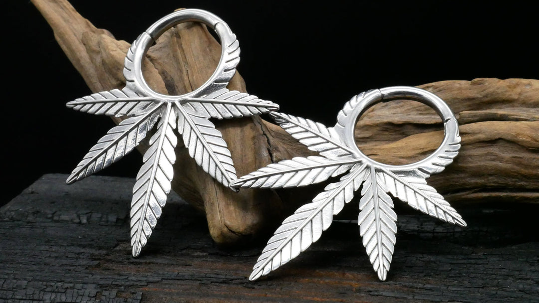 Paar Ohrgewichte Gold Silber 3mm - EE-2