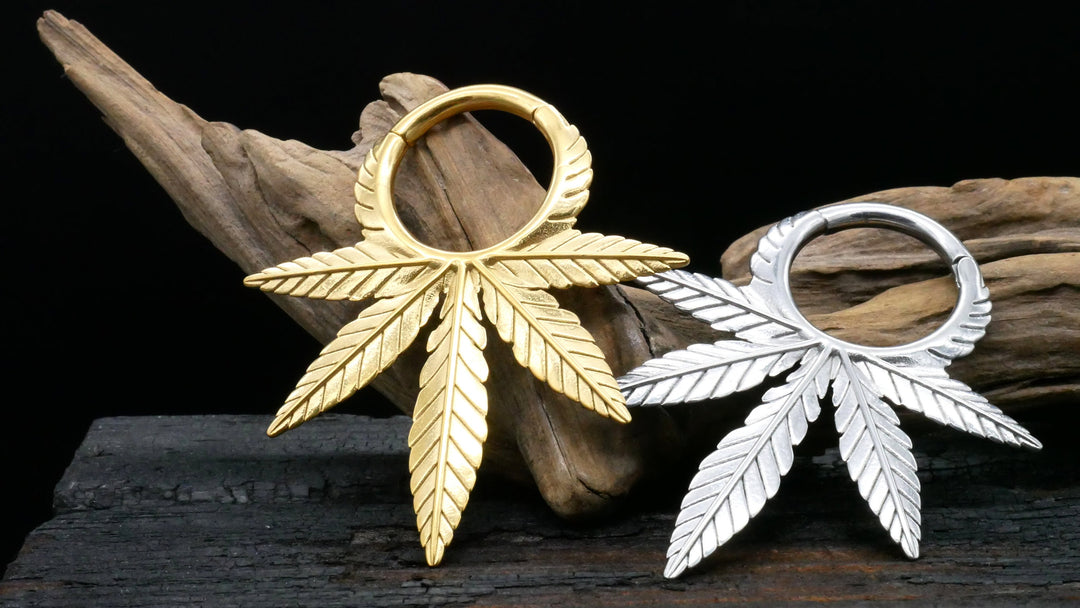 Paar Ohrgewichte Gold Silber 3mm - EE-2