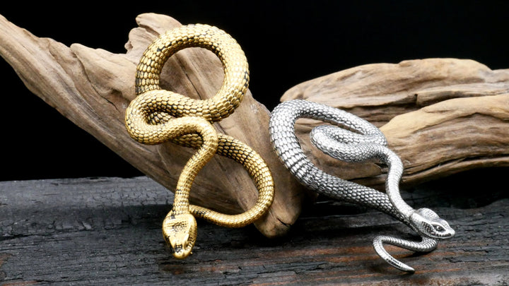 Paar Ohrgewichte Gold Silber 5mm - EE-3