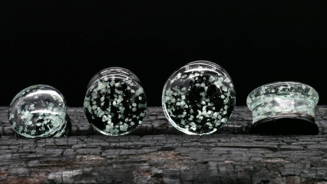 1x Plug aus Glas Glow 6-16mm - L4